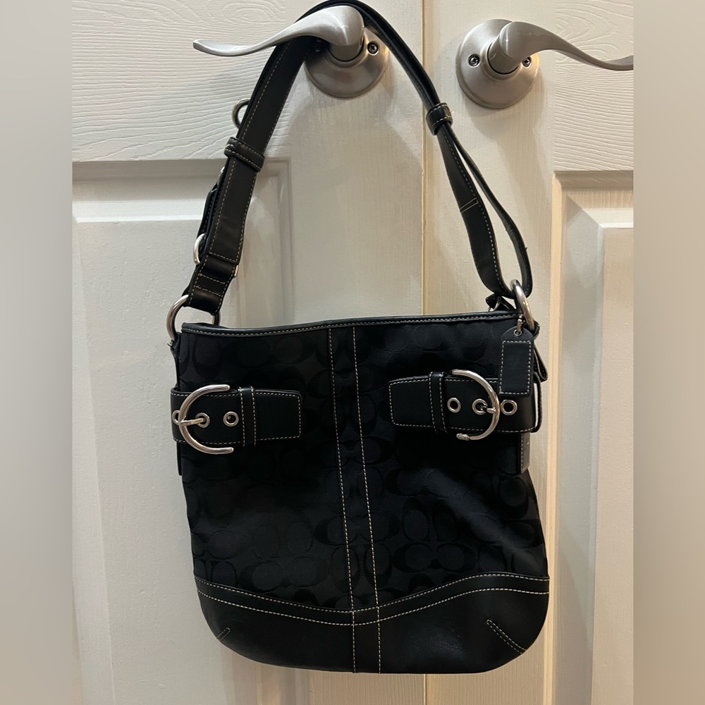 Coach Black Shoulder Bag